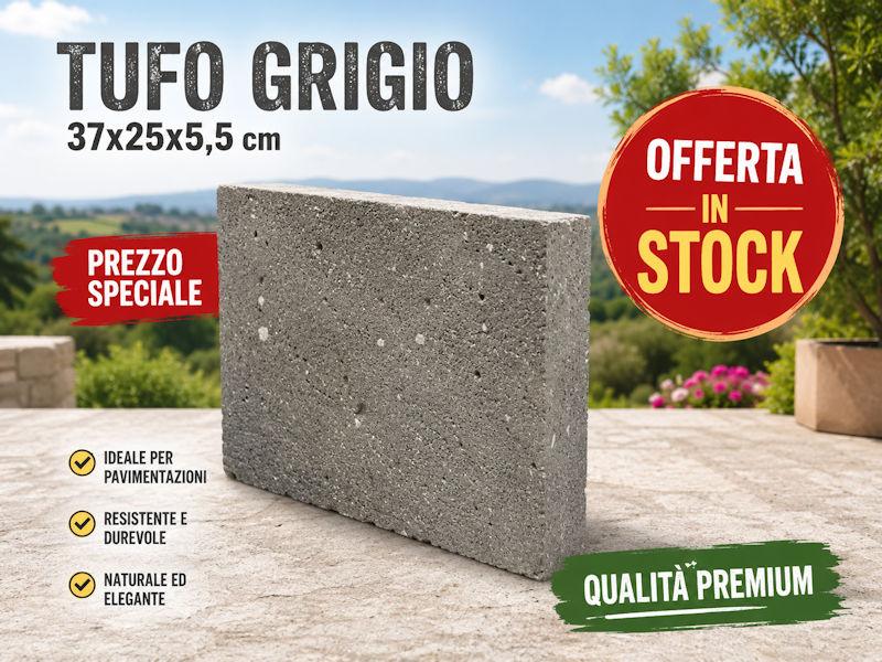 37x25x5,5 TUFO GRIGIO