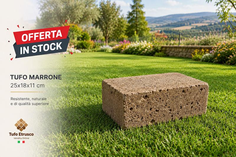 Mattone Tufo 25x18x11