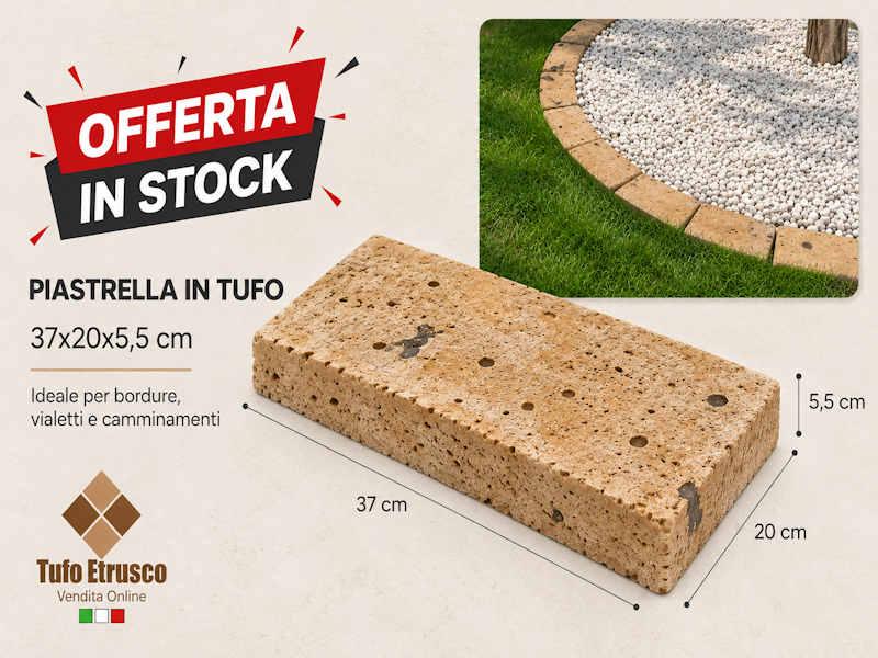 Piastrella BORDO PRATO 37x20x5,5