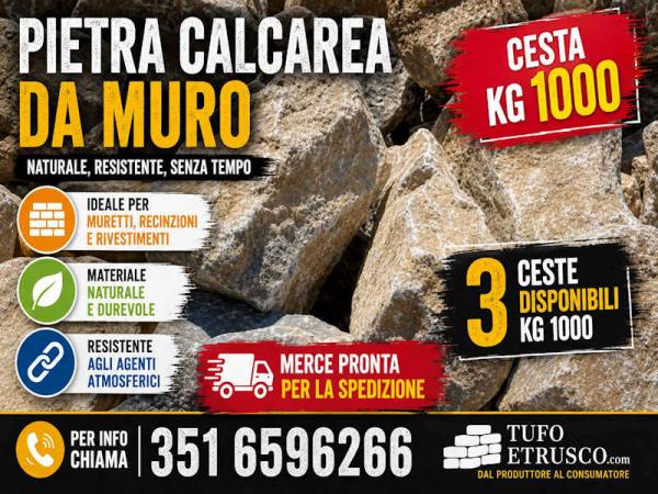PETRA CALCAREA DA MURO